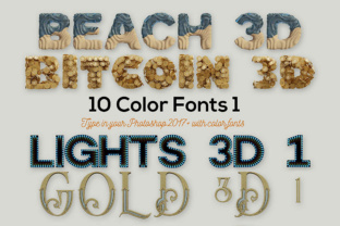 10 Color Font: A Playful Display Typeface for Digital Marketers