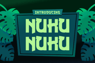 Boost Your Campaign with Nuku Nuku, the Fun Display Font