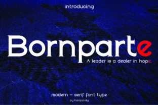 Bornparte: A Serif Font for Editorial Presence