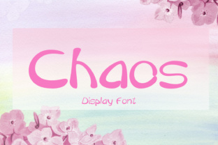 Chaos: A Bouncy Display Font for Friendly Digital Branding
