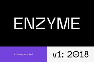 Enzyme: A Modernist Sans Serif for Bold Branding