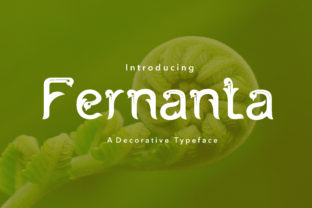 Fernanta Typeface: Culturally Inspired Decorative Font for Digital Projects