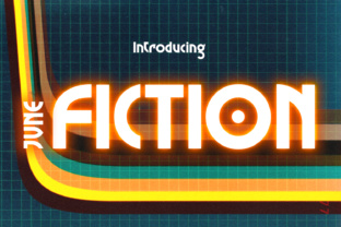 JVNE Fiction: A Display Font for Editorial Atmosphere