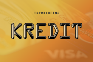Kredit: A Free Font for Crafters and Product Creators