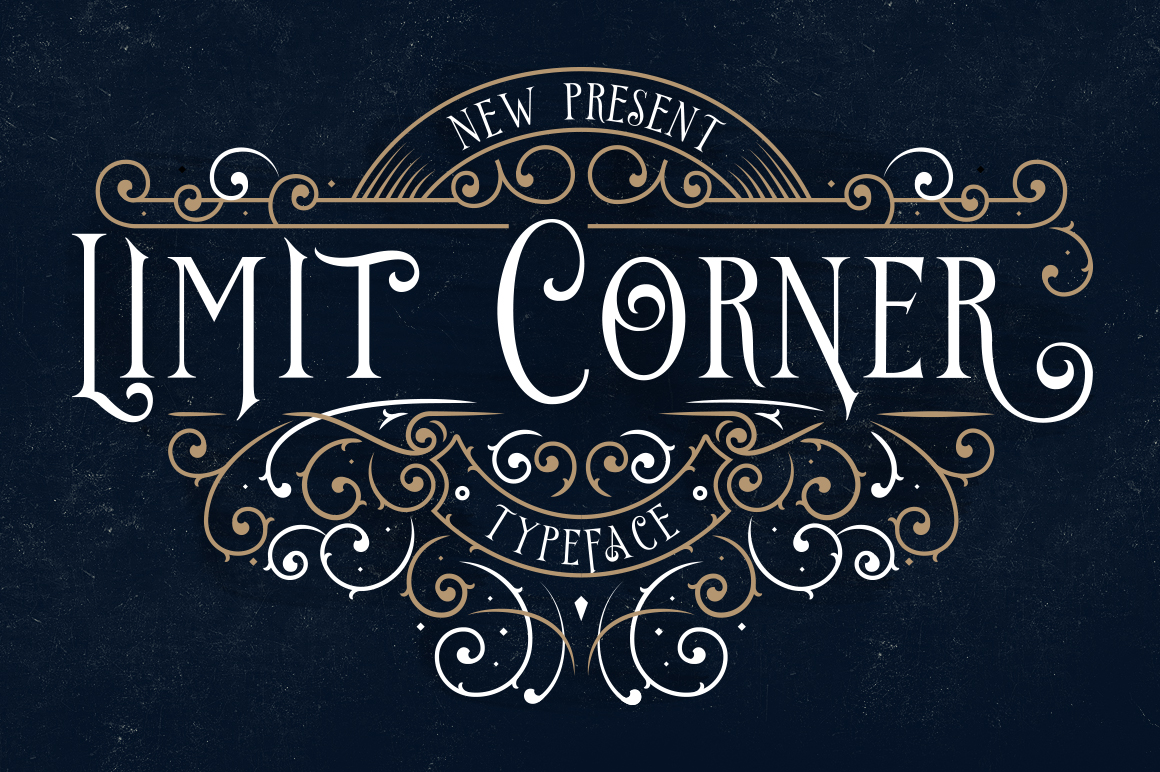 Limit Corner: A Signature Display Font for Small Business Branding