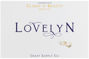 Lovelyn: An Elegant Serif Typeface for Digital Designers