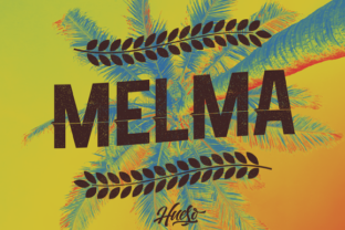 Melma: A Bold Display Font for Modern Editorial Design