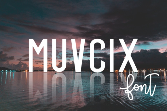 Muvcix: The Streamlined Sans Serif Font for Editorial Focus