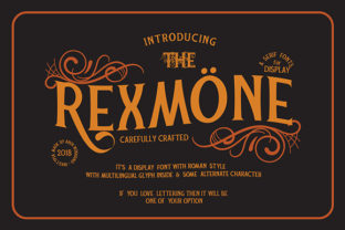 Rexmone: A Font for Hands-On Product Creators