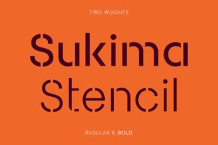 Sukima Stencil: A Display Font Built for Modern Campaigns