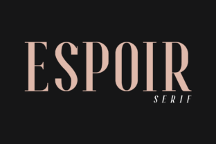 The Espoir Serif: A Balanced Typeface for Modern Digital Design