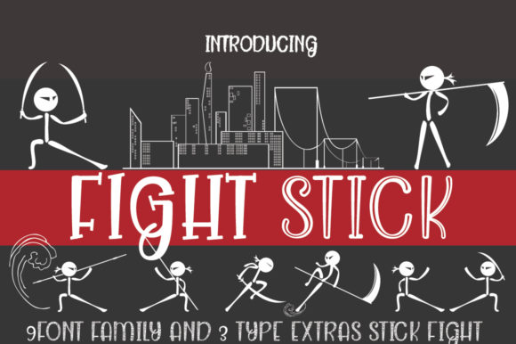The Fight Stick Family: A Bold Display Typeface for Editorial Stories