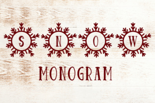 The Snow Monogram Font: A Simple Brand Upgrade Tool