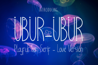 Ubur-Ubur: A Playful Sans Serif for Modern Web Design