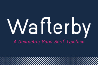 Wafterby Family: The Elegantly Simple Font for Your Creative Projects