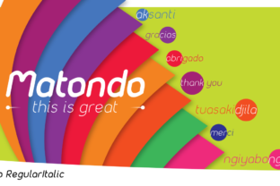 Working with Matondo Regular Italic in Editorial Design